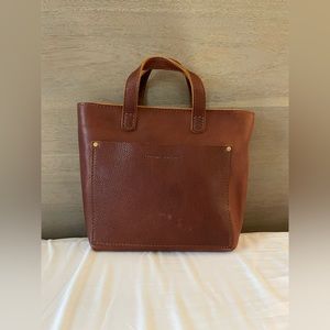 Portland Leather Goods AP Nutmeg Zip Mini Crossbody